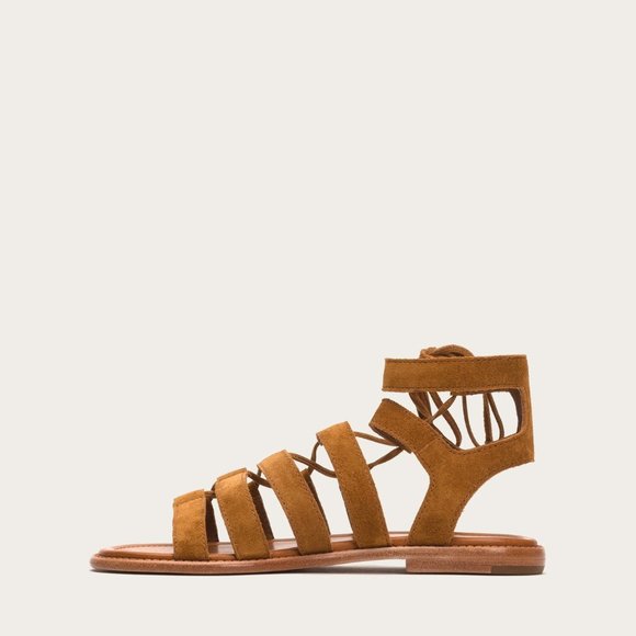 🆕Frye Blair Side Ghillie, Cognac, sz 7.5 - Picture 2 of 9